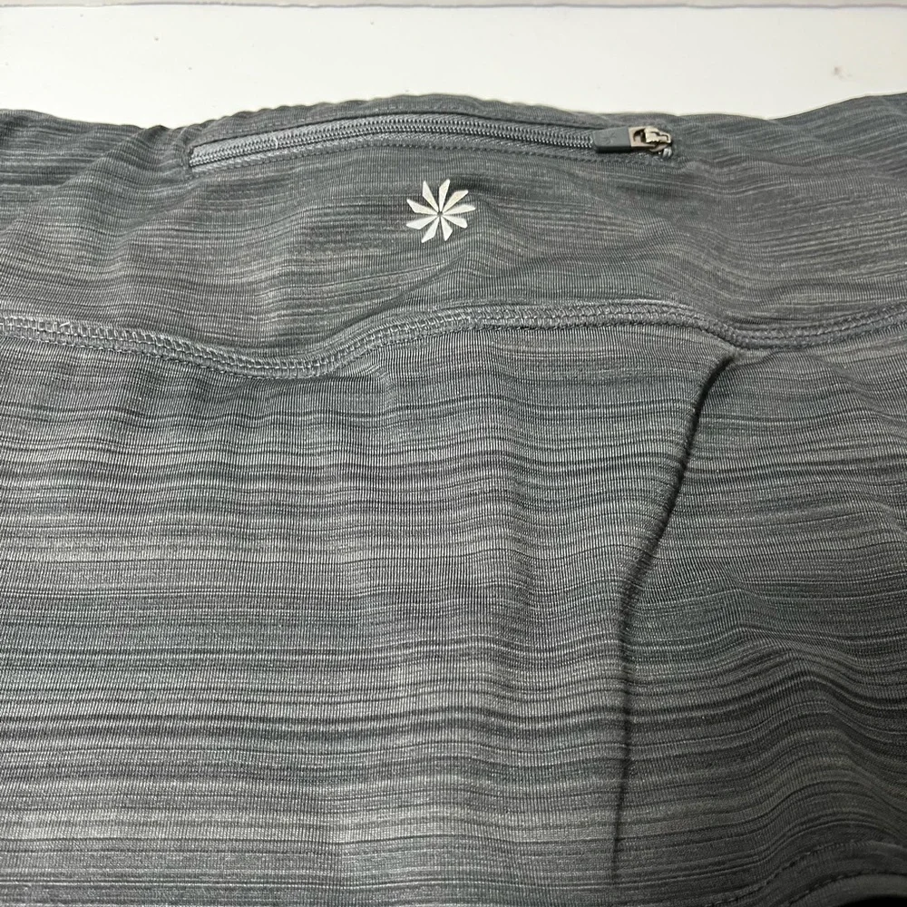 Athleta Black Stripe Swagger Active Skort Skirt